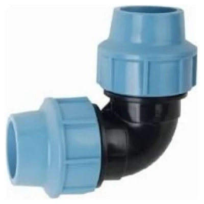 Cайт компанії Аква-Дім::Коліно з'єднувальне SantehPlast ПЕ Ø 25 (15/150)