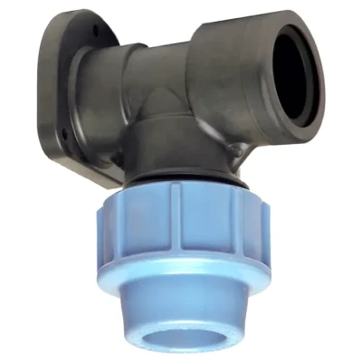 Cайт компанії Аква-Дім::Коліно настінне Santehplast ПЕ 20x3/4" внутрішня різьба