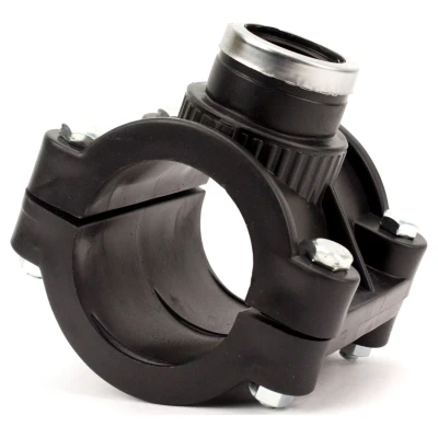 Cайт компанії Аква-Дім::Врізка сідлова SantehPlast ПЕ Ø 40x1/2" (80)