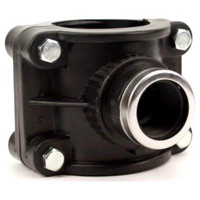 Cайт компанії Аква-Дім::Врізка сідлова SantehPlast ПЕ Ø 50x1/2" (60)