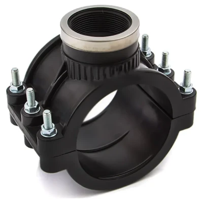 Cайт компанії Аква-Дім::Врізка сідлова SantehPlast ПЕ Ø 125x11/4" (20)