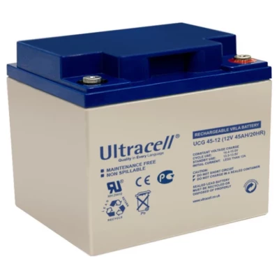 Cайт компанії Аква-Дім::Акумуляторна батарея ULTRACELL UCG 45-12 GEL, 12V 45Ah