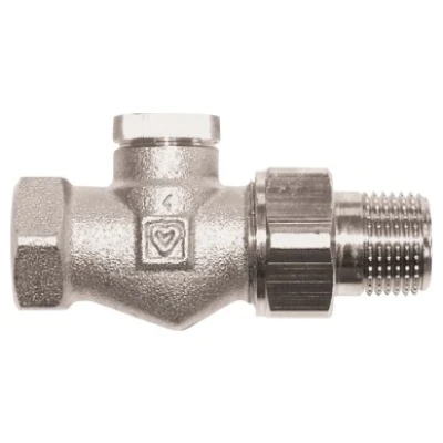 Cайт компанії Аква-Дім::Кран радіаторний прямий HERZ RL-1  1/2" нижній