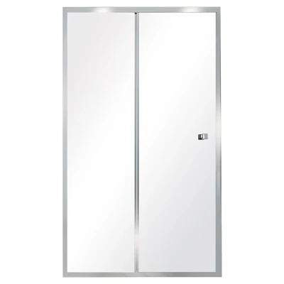 Cайт компанії Аква-Дім::Панель бокова BESCO Duo slide 90x195 хром.блиск