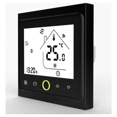 Cайт компанії Аква-Дім::Термостат Tervix Pro line WiFi для газового/електричного котла 50 метрівм чорний