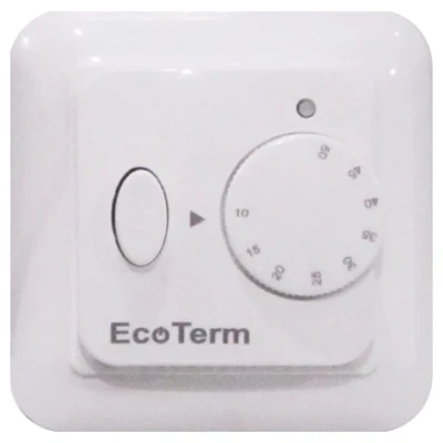 Cайт компанії Аква-Дім::Терморегулятор ECOTERM MEX WHITE +з датчиком 16А (3600Вт)